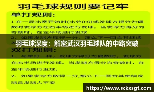 羽毛球深度：解密武汉羽毛球队的中路突破